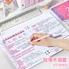 Nuevo cuaderno A4 delgado rayado con 200 páginas, alto valor estético, ideal para estudiantes que se preparan para exámenes, extra grueso, con secciones divididas para borradores y práctica