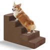 Escaleras para Perros Mascotas a Cama Peldaños Escalera Pequeña para Perros Mayores Rampa Escalera Antideslizante Mesita de Noche Sofá Extraíble y Lavable