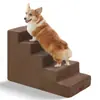 Escaleras para Perros Mascotas a Cama Peldaños Escalera Pequeña para Perros Mayores Rampa Escalera Antideslizante Mesita de Noche Sofá Extraíble y Lavable