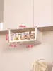 Estante de almacenamiento para cocina, estante colgante debajo del gabinete, cesta colgante telescópica de capas, cesta colgante extraíble, almacenamiento de plástico de cocina