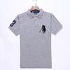 Ropa Polo para Hombre con Gran Logo de Caballo Bordado, Camiseta de Manga Corta, Polo de Manga Media para Golf para Hombre, Corte Holgado