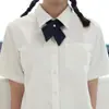 Camisa Básica Blanca Leche Cuello Pico Cuello Redondo Manga Larga Manga Corta Estilo Japonés Uniforme JK Camisa JK