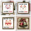 Produtos de decoração transfronteiriços com etiquetagem e dropshipping, arte de parede de luxo para salas de estar, arte de boneco de neve para salas de jantar, dropshipping de peça única