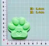 Desenho Fofo Gato Patinha 3D PVC Silicone Macio Adesivo Decoração DIY Casa Capa de Celular Suporte Peças de Acessório