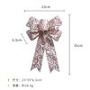Decoración navideña transfronteriza con lazo, cinta, caja de regalo navideña, suministros de decoración, colgante para árbol de Navidad