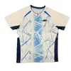 Camiseta de bádminton, mismo estilo que el uniforme de competición de Kento Momota en el Abierto de Shanghai, secado rápido, transpirable, camiseta deportiva unisex de manga corta