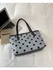 Bolso Tote de Lunares de Gran Capacidad Tendencia 2026 Modelo Nuevo Nicho Casual Elegante Simple Bolso de Hombro para Mujer Bolso de Axila