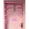 Cortina de Puerta de Dibujos Animados Corazón de Niña Kulomi Yugui Perro Nubes Creativa Cortina Decorativa para Puerta de Habitación Infantil Cortina Colgante Cortina Divisoria