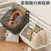 Armario con Espejo Cesta de Almacenamiento para Colgar Estante para Colgar Debajo del Armario con Espejo del Baño Organizador Artefacto de Almacenamiento sin Taladro