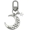 Llavero Popular de Cuatro Puntas Cruz Estrella Luna Transfronterizo Moda Colgante Decoración Simple para Bolso Amazon