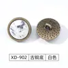 Botones de Aleación de Zinc Imitación Turquesa Cosidos a Mano 12.5mm-23mm Botones Metálicos Botones para Ropa Exterior de Lana Rompevientos Fabricante Venta al por Mayor