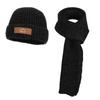 Conjunto de Tres Piezas de Gorro, Guantes y Bufanda de Invierno para Hombres y Mujeres, Gorro de Punto Cálido con Forro de Felpa para Protección de Orejas, Gorro de Lana de Punto Europeo y Americano