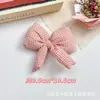Acessórios de Laço Xadrez Doce, Laços Preenchidos com Algodão, Amarrados à Mão, Grampos de Cabelo, Bolsas de Roupa, Acessórios Decorativos