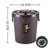 Cubo de Residuos de Té Drenaje Cubo de Té Juego de Té Kung Fu Filtro de Té Doméstico Bote de Basura Cubo de Té Ceremonia del Té Cubo de Almacenamiento de Agua Accesorios