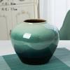 Jarrón de Cerámica de Jingdezhen Adornos Sala de Estar Arreglo Floral Nuevo Estilo Chino Pasillo Decoración Maceta Hidropónica Cerámica Vintage Maceta de Barro Velas Excelencia