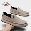 Zapatos de Hombre Auténticos Gongyang 26 Estilo Nuevo Transpirables Huecos Slip-On Casuales Suela Suave Antideslizantes Cómodos Tenis para Hombre