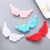 Accesorios para el cabello de alas de colores para niños al por mayor caricatura pinza lateral tocado felpa lindo pequeño ángel alas pasador mujer