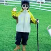 Jaqueta 3 em 1 para Meninos 2026 Novo Casaco de Primavera Infantil à Prova de Vento Impermeável Roupa de Primavera para Bebê Roupas Refletivas
