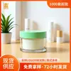 Botella para crema con forro de doble capa de pared gruesa de 30/50 ml, tarro de plástico PET transparente de boca ancha, botella para crema para el cuidado de la piel