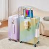 [Fábrica Seleccionada Rigurosamente] Maleta de Color Degradado para Mujer Estuche con Ruedas de Aspecto Elegante Maleta Grande para Hombre Caja con Contraseña para Estudiante Viajes