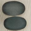 Almohadilla de esponja absorbente de sonido con corte inclinado de forma especial con ranuras de malla compuesta de esponja de rebote lento y relleno de orejeras con reducción de ruido