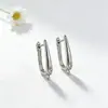 Accesorios para Pendientes Simples y Elegantes en Forma de U, Ganchos para Pendientes Hechos a Mano con Chapado de Cobre, Materiales para Accesorios de Joyería DIY al por Mayor