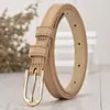 Cinturón Nuevo para Mujer, Sencillo y Versátil, Cinturón de Cuero Sintético para Mujer, Cinturón para Jeans, Cinturón Decorativo de Pequeña Fragancia para Mujer