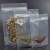 Saco Ziplock Autoportante Altamente Transparente do Fabricante Embalagem Plástica para Armazenamento Saco Selado para Chá Frutas Secas Saco Autoportante Impresso em Estoque