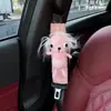 Fofo Protetor de Ombro para Cinto de Segurança de Carro Estilo Doodle Chihuahua, Decoração de Interior de Carro, Anti-Desgaste, Resistente à Sujeira, Anti-Estrangulamento do Pescoço, Unissex
