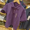 Pedido Japonês~2023 Verão Masculino e Feminino Polo de Secagem Rápida Casual Simples Cor Sólida Manga Curta Camiseta Sy455388