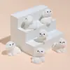 Nueva Decoración de Coche de Cachorro Bichón Frisé Mini, Manualidades Súper Lindas de Resina Regalo, Accesorio para Llavero DIY