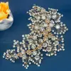 Nova Faixa de Cabeça Artesanal com Strass, Acessórios de Vestido de Noiva para Exportação, Faixa de Cabeça Cheia de Coroa de Cabelo Estilo Diamante Dz270