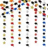Decoração de Festa de Temporada de Formatura Transfronteiriça Pingente Chapéu de Formatura Estrela Corda Pendurada Bandeira de Decoração de Formatura Universitária 3m