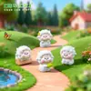 Linda Figurita de Oveja para Regar Flores en Micro-Paisajes, Partículas Kawaii, Adornos DIY para Jardinería y Paisajismo, Accesorios Colgantes, Pequeños Adornos de Escritorio