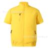 Ropa de refrigeración de verano con aire acondicionado personalizada de fábrica transfronteriza para hombre, ropa de trabajo de manga corta con ventilador más logotipo, ropa de trabajo con ventilador
