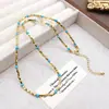 Joyas Collares de Estilo Europeo y Americano para Mujer, Accesorios Coloridos, Cadenas para Clavícula de Perlas de Lujo Ligero, Pulseras de Diseño Exquisito