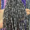 Concha natural de agua dulce tubo redondo 3 * 5 mm cuentas sueltas semiacabadas hechas a mano DIY pulsera aretes accesorios de joyería al por mayor