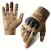 Guantes tácticos de dedo completo Oji de medio dedo con protección articulada de caparazón duro, cálidos, anticorte, especiales para aficionados militares, entrenamiento militar de combate