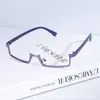Gafas de cosplay 2D de media montura Lolita cyberpunk decorativas Japanese anime armazones de gafas al por mayor