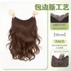 Peluca para Mujer de Una Pieza para Agregar Volumen, Esponjosa, de Alto Nivel, de Onda Grande, Cabello Rizado de Simulación, Cabello Ligero y sin Marcas, Pieza para Agregar Cabello