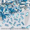 2.5*5mm Fundo Plano Retangular Diamante de Vidro para Nail Art Diamante de Formato Especial Joias para Nail Art Acessórios de Unha Vestíveis Diamante Atacado