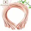 Nueva Diadema Metálica de 5 mm Japonesa y Coreana Accesorios DIY Diadema de Tela de Cinta Accesorios para el Cabello Material de Comercio Electrónico Transfronterizo Venta al por Mayor