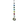 Atrapasol Iluminación de Cristal Colgante de Bola de Cristal Cuentas Octagonales de Colores Colgante de Flor de Cristal DIY Venta Caliente Transfronteriza