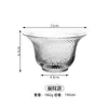 Copo de Vidro Largo Estilo Chinês para Água, Copo e Pires para Chá Cold Brew, Xícara de Café Latte Americana, Copo Especial para Drinks de Cocktail