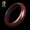 Pulsera de piedra yidin roja natural de Xinjiang pulsera de jade rojo sangre de pollo de Guilin pulsera de jade rojo jade suministro en vivo para mujer