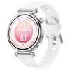 Aplicable a Huawei GT7 Correa de Silicona para Reloj Estilo Oficial Mismo Estilo Correa de Silicona Deportiva 18mm Tipo Pulsador Textura de Grano Largo