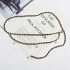 Cadena de Cintura Estilo Xiaoxiang Falda para Mujer Metal Sensación de Alta Gama Decorativa Traje Cadena para Suéter Cinturón Cadena para Pantalones Accesorios Nuevo