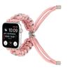 Adecuado para Apple Apple Watch S10 Correa de Paracord de Doble Capa de Color para Exteriores Correa Retráctil para Iwatchse