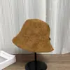 Sombrero de Pescador de Ante a Cuadros de Doble Cara con Cordón para Mujer, Nuevo Estilo Otoño e Invierno, Versátil, Adelgazante, Sombrero de Cubo Casual