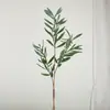 Arreglos de plantas artificiales transfronterizos más vendidos para decoración, bodas y decoración del hogar, ramas falsas para paisajismo de jardines, hojas de olivo artificiales